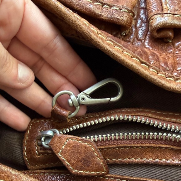 Vintage Y2K Ruehl No. 925 (A&F) Oversize Messenger Brown Leather Bag Academia - Picture 13 of 16